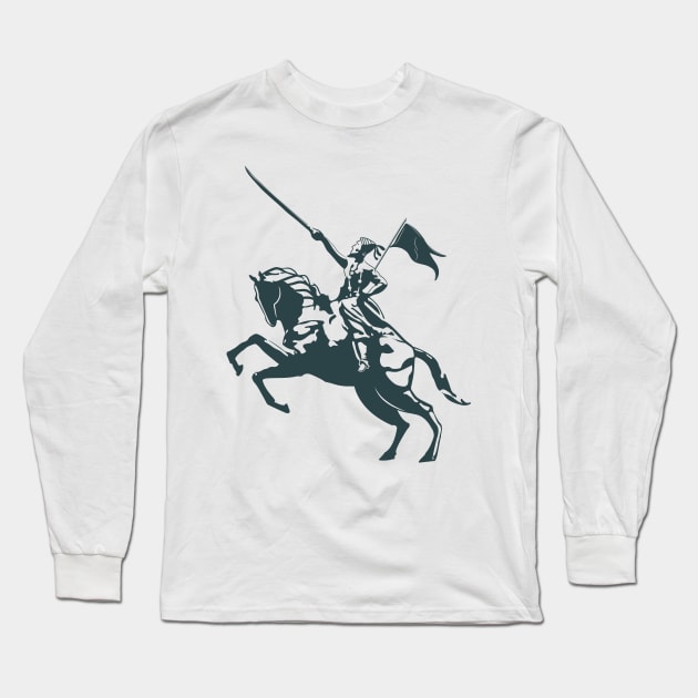 Shivaji Maharaj Statue Marathi King Maharastra Mumbai Long Sleeve T-Shirt by alltheprints